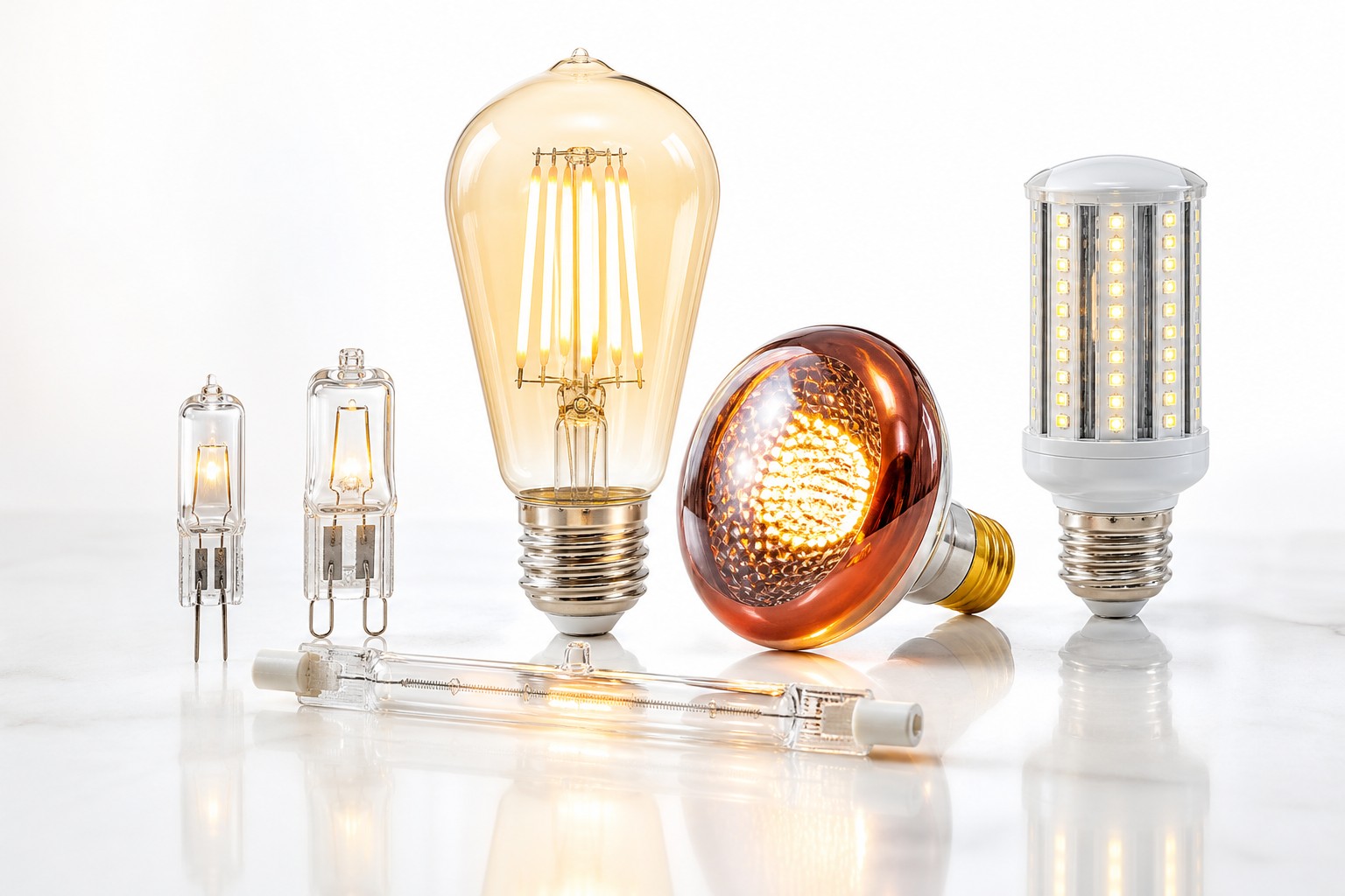 Una gama completa de fuentes de luz