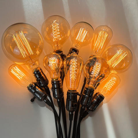 Bombilla Edison E27 regulable 130V