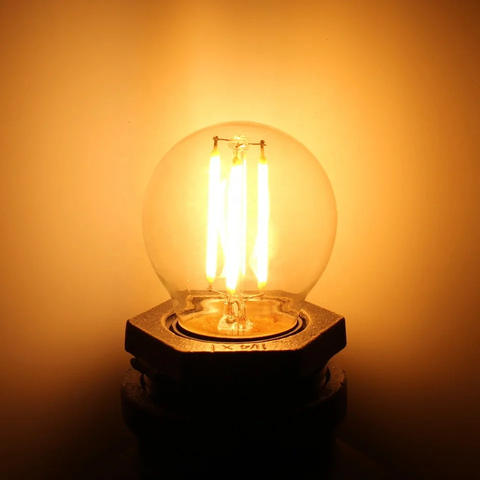 Bombilla LED filamento Edison G45