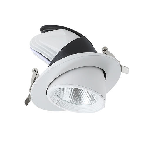 Foco LED empotrable retráctil
