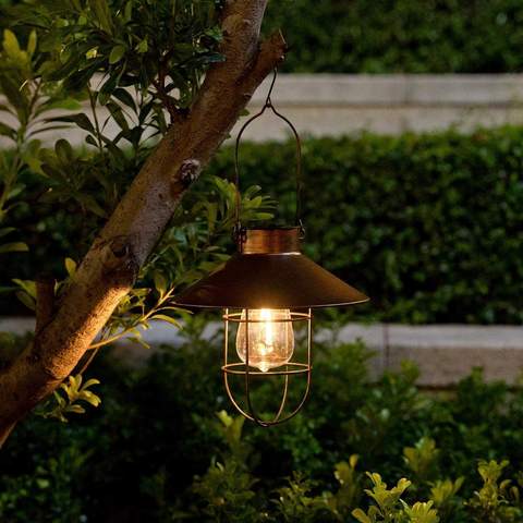 Luz LED solar para patio IP65